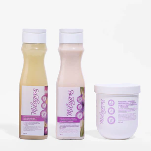 Kit Milagros Crecimiento y Anti-Frizz  Extracto de Cebolla y Péptidos