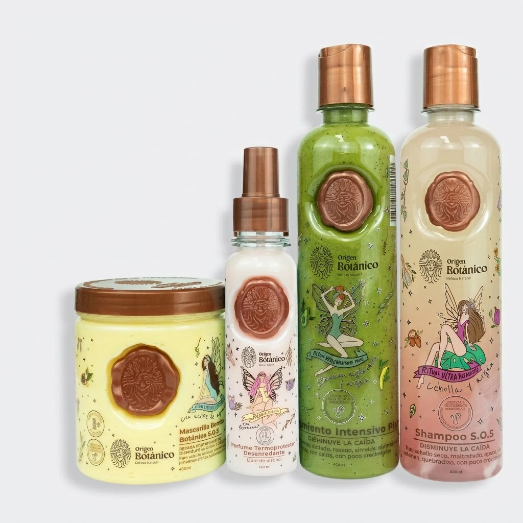 Kit Capilar Completo Ritual Botanico (Cebolla, Romero o Ají) 1