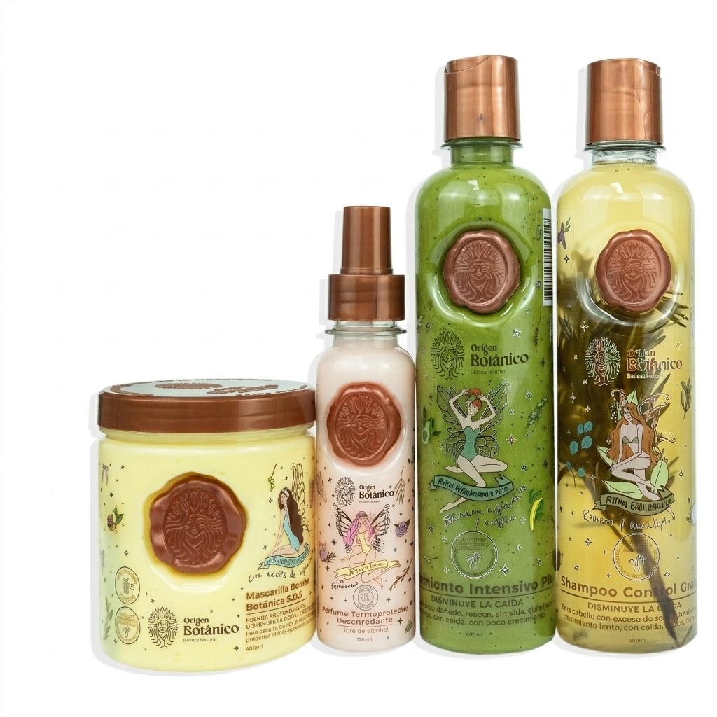 Kit Capilar Completo Ritual Botanico (Cebolla, Romero o Ají) 2