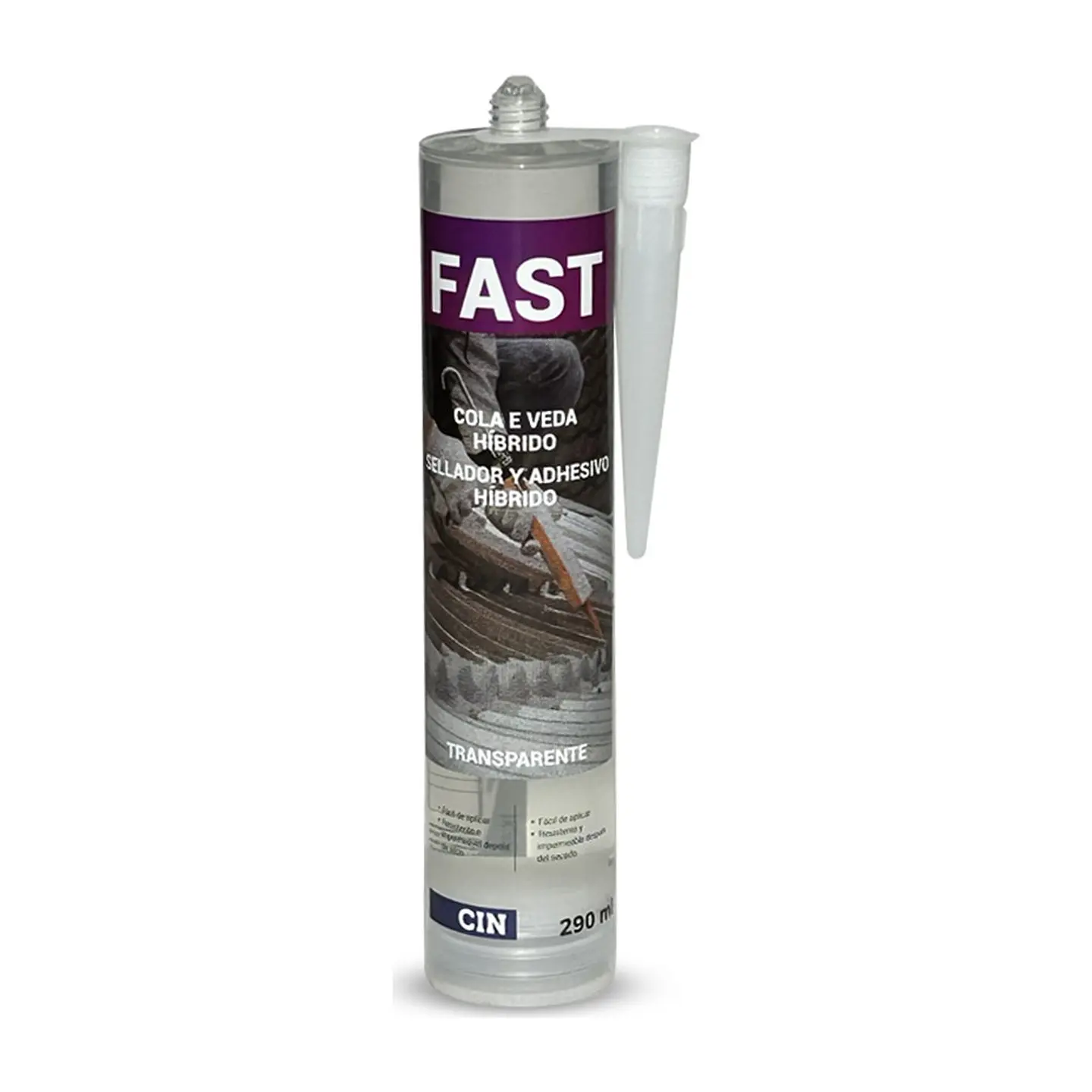 Fast Cola e Veda Híbrido Transparente 1