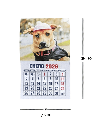 Mini Calendario de Bandida del Carmen (7x10cm)