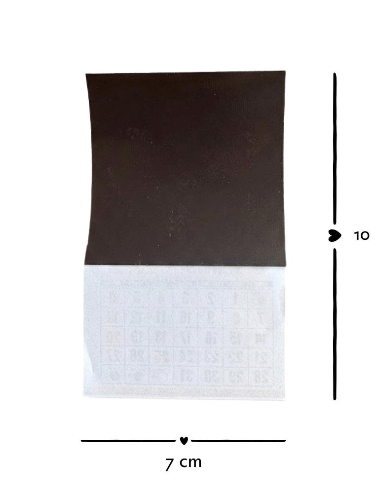 Mini Calendario de Bandida del Carmen (7x10cm) 3