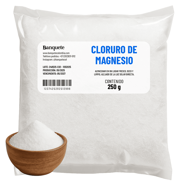 Cloruro de Magnesio Puro en Polvo 4