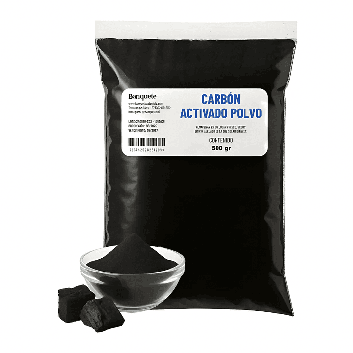 Carbón Activado en Polvo Puro 4
