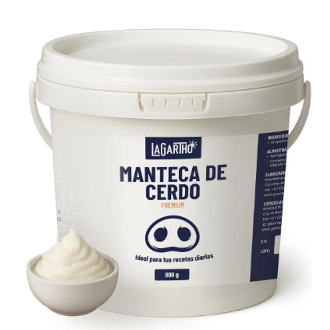 Manteca de cerdo Lagartho Premium 1