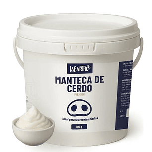 Manteca de cerdo Lagartho Premium
