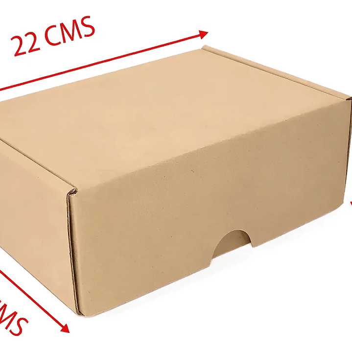 Cajas de cartón microcorrugadas regalo de 22 x 15 x 7  cm 3
