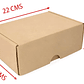 Cajas de cartón microcorrugadas regalo de 22 x 15 x 7  cm - Miniatura 3
