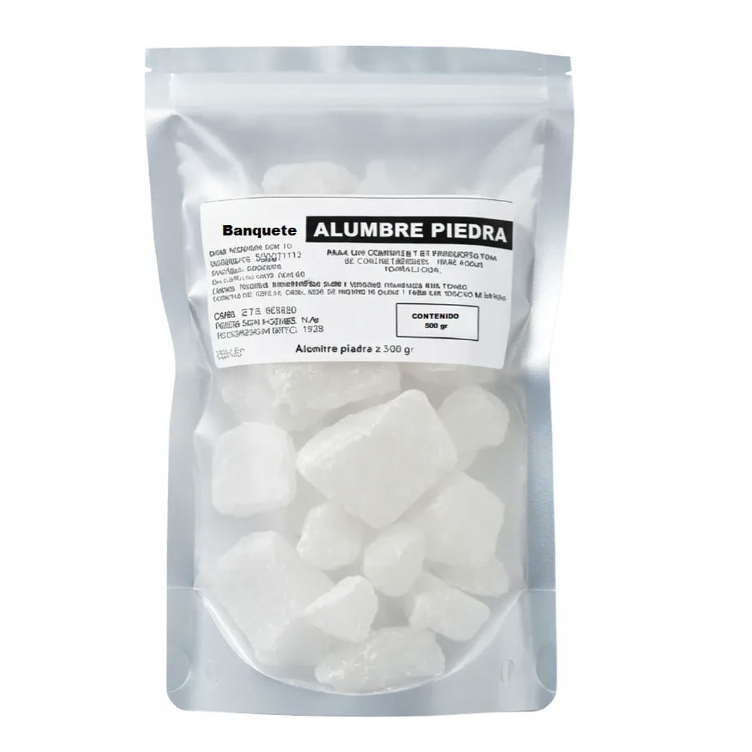Alumbre Piedra 100% Puro Sin Fragancia 1