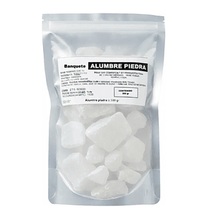 Alumbre Piedra 100% Puro Sin Fragancia