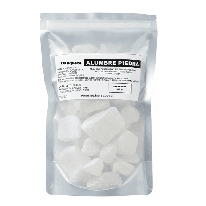 Alumbre Piedra 100% Puro Sin Fragancia 1