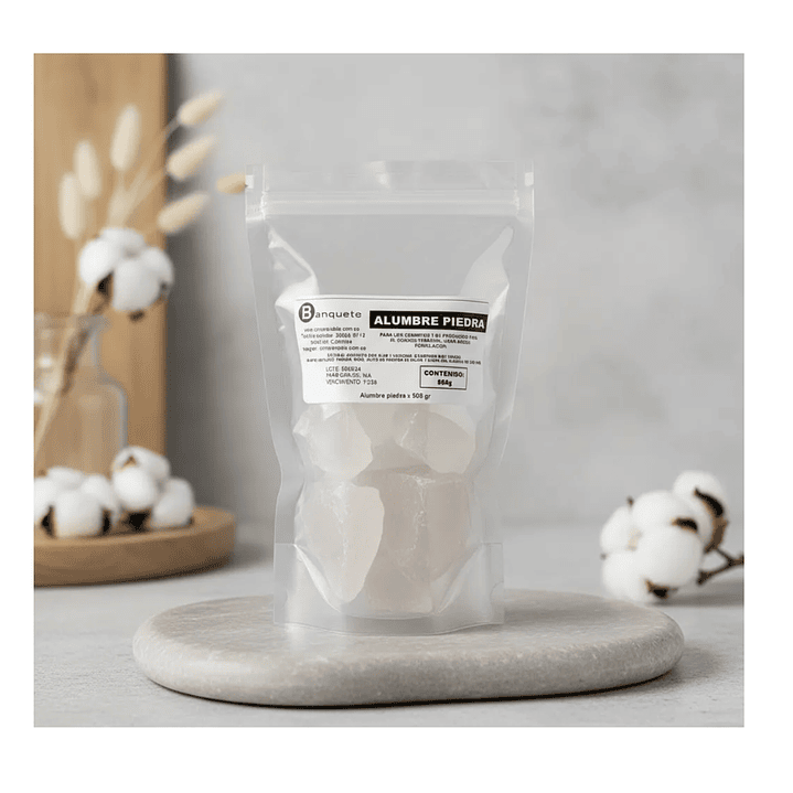 Alumbre Piedra 100% Puro Sin Fragancia 2