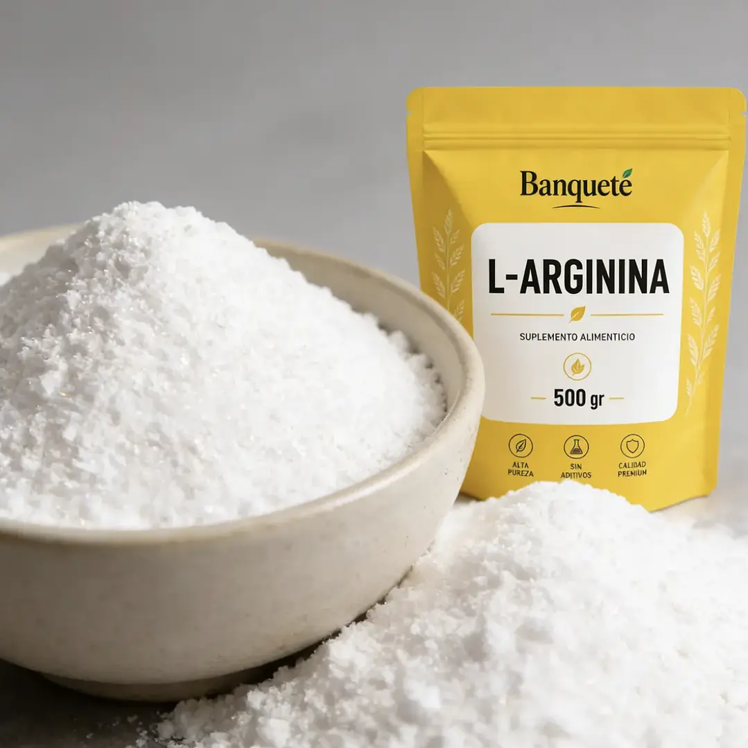 L-arginina En Polvo 100% Aminoacido Puro Sin Sabor 5