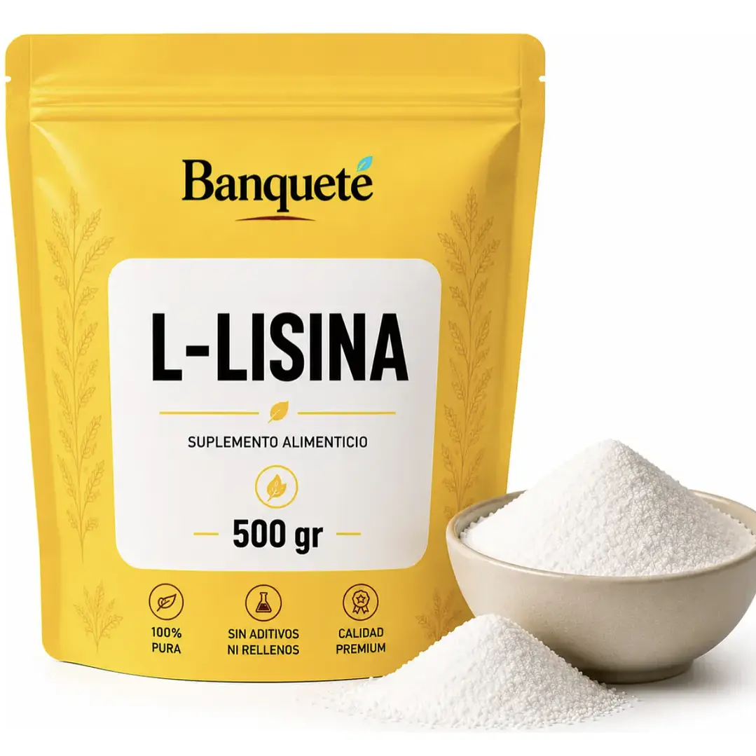 L- Lisina Aminoacido En Polvo 100% Puro Lysine Sin sabor 1