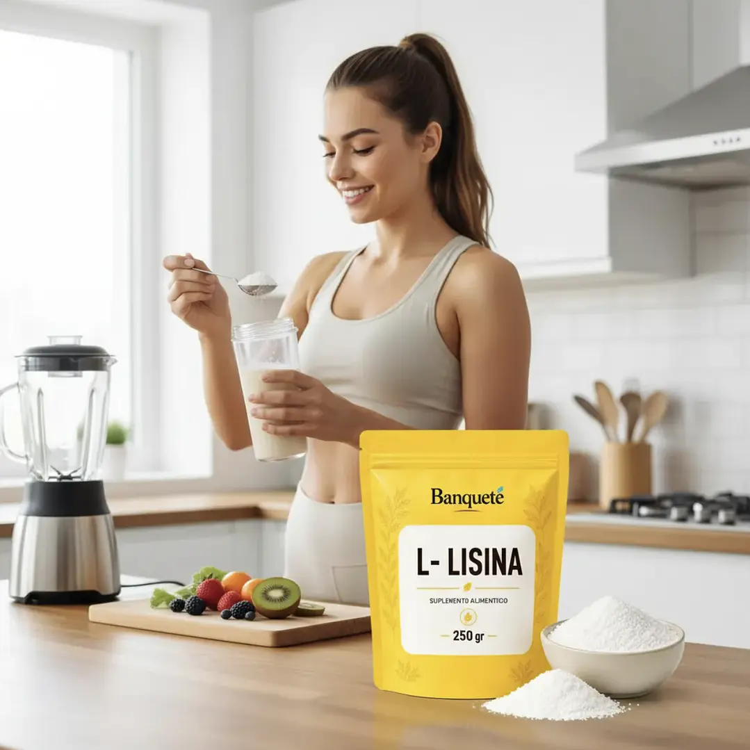 L- Lisina Aminoacido En Polvo 100% Puro Lysine Sin sabor 4