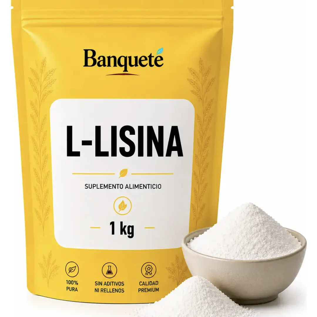 L- Lisina Aminoacido En Polvo 100% Puro Lysine Sin sabor 5