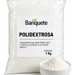 Polidextrosa Bolsa Transparente 1 Kg
