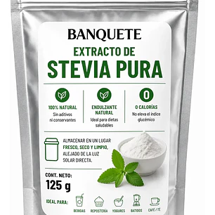 Extracto De Stevia Pura 125 Gr