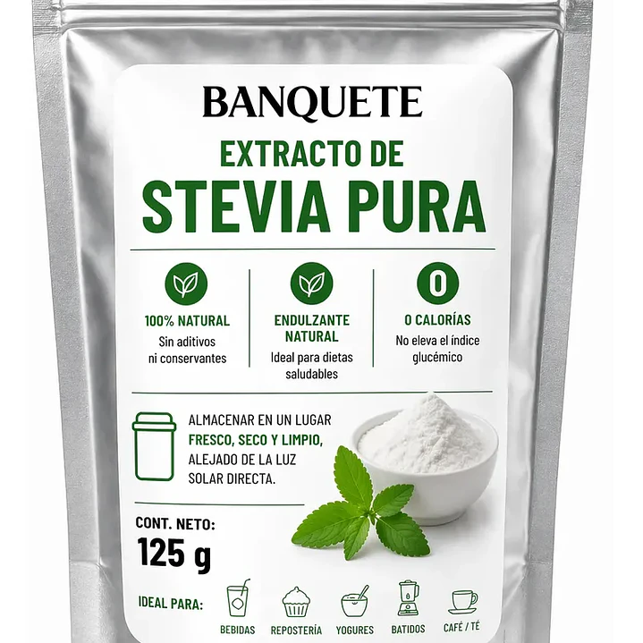 Extracto De Stevia Pura 125 Gr 1