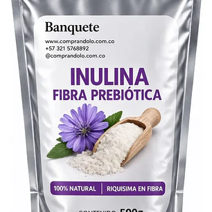 Inulina Fibra Prebiotica 500 gr 