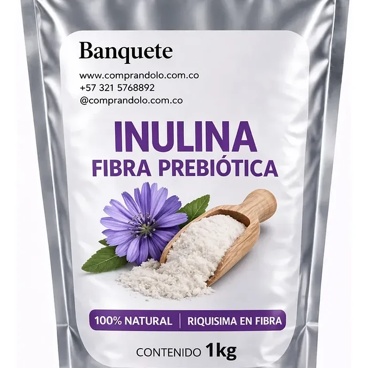 Inulina Fibra Prebiotica 1 kg  1
