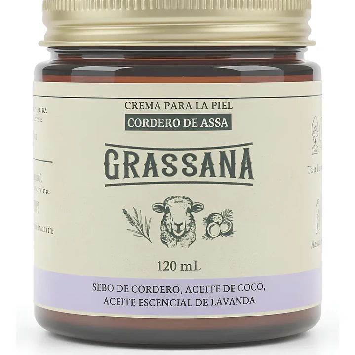 Crema Corporal Grassana Cuidado Piel Cordero Assa 120ml 1