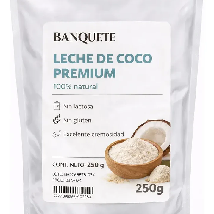 Leche De Coco Premium 250 Gr 1