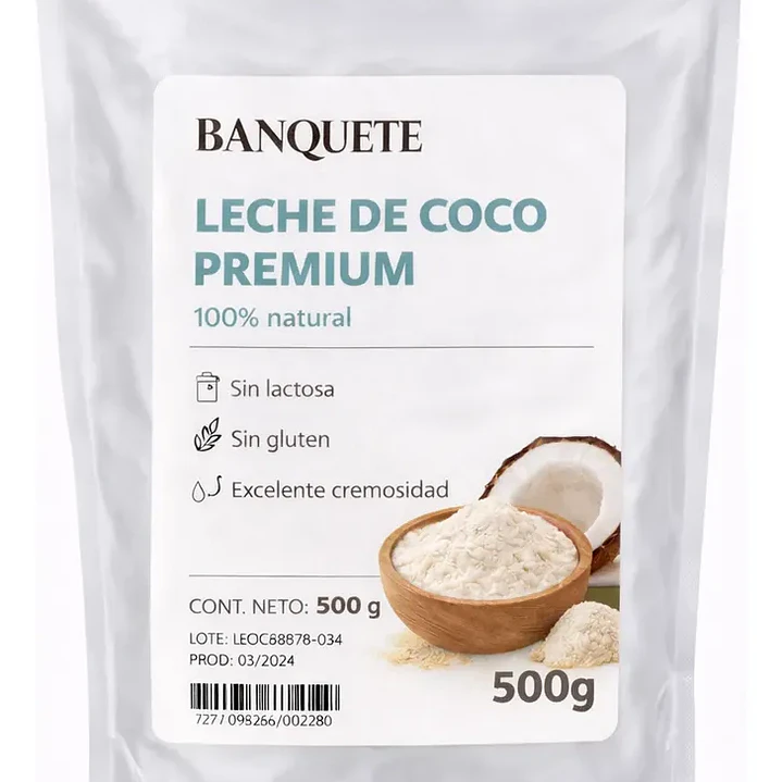 Leche De Coco Premium 500 Gr 1