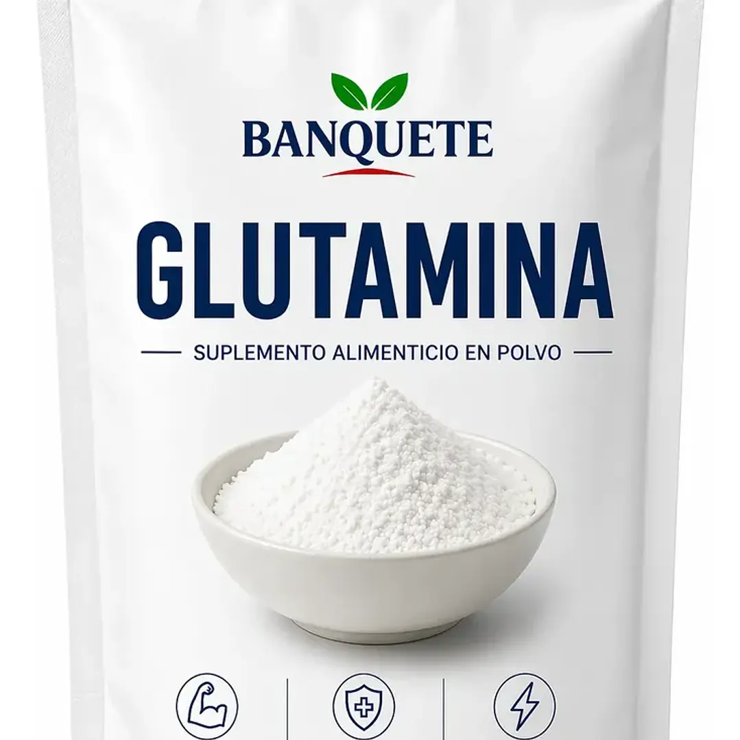 L-glutamina En Polvo 100% Pura 500 Gr 1