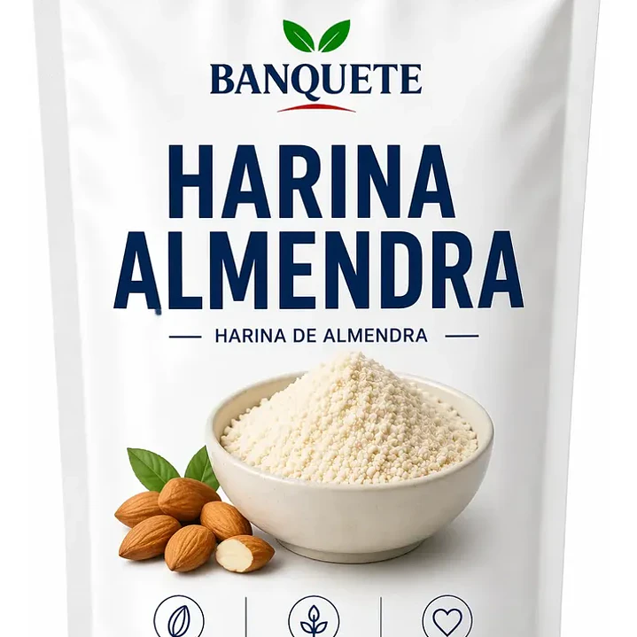 Harina De Almendras Natural 500 Gr Banquete 1