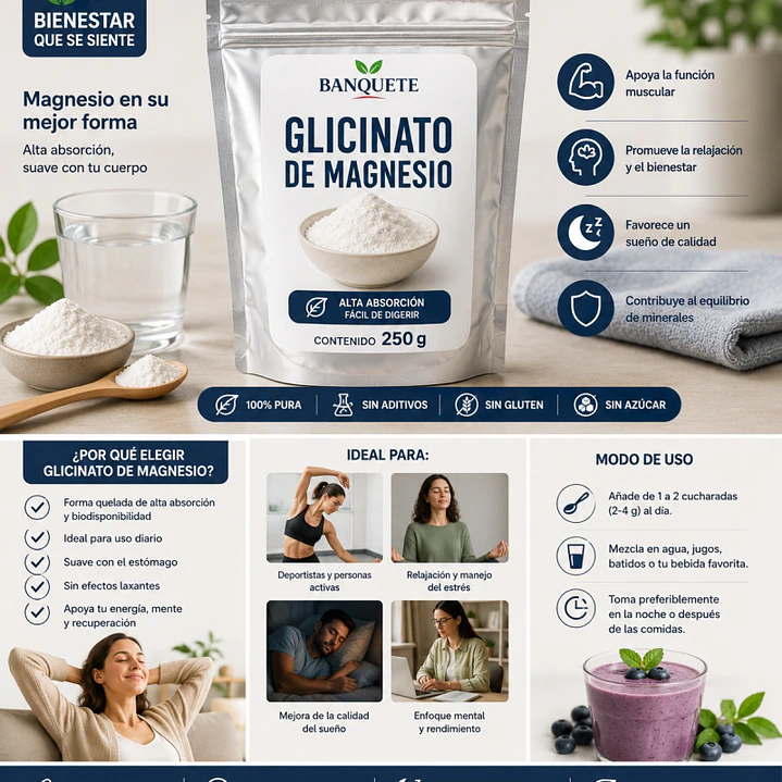 Glicinato De Magnesio 6