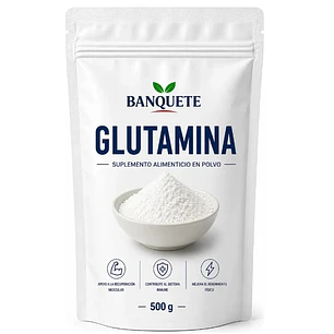 L-glutamina En Polvo 100% Pura