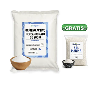 Oferta Oxigeno activo 1k GRATIS Sal Marina 500g