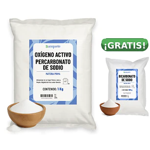 Oferta Oxigeno activo 1k GRATIS Bicarbonato de 500g