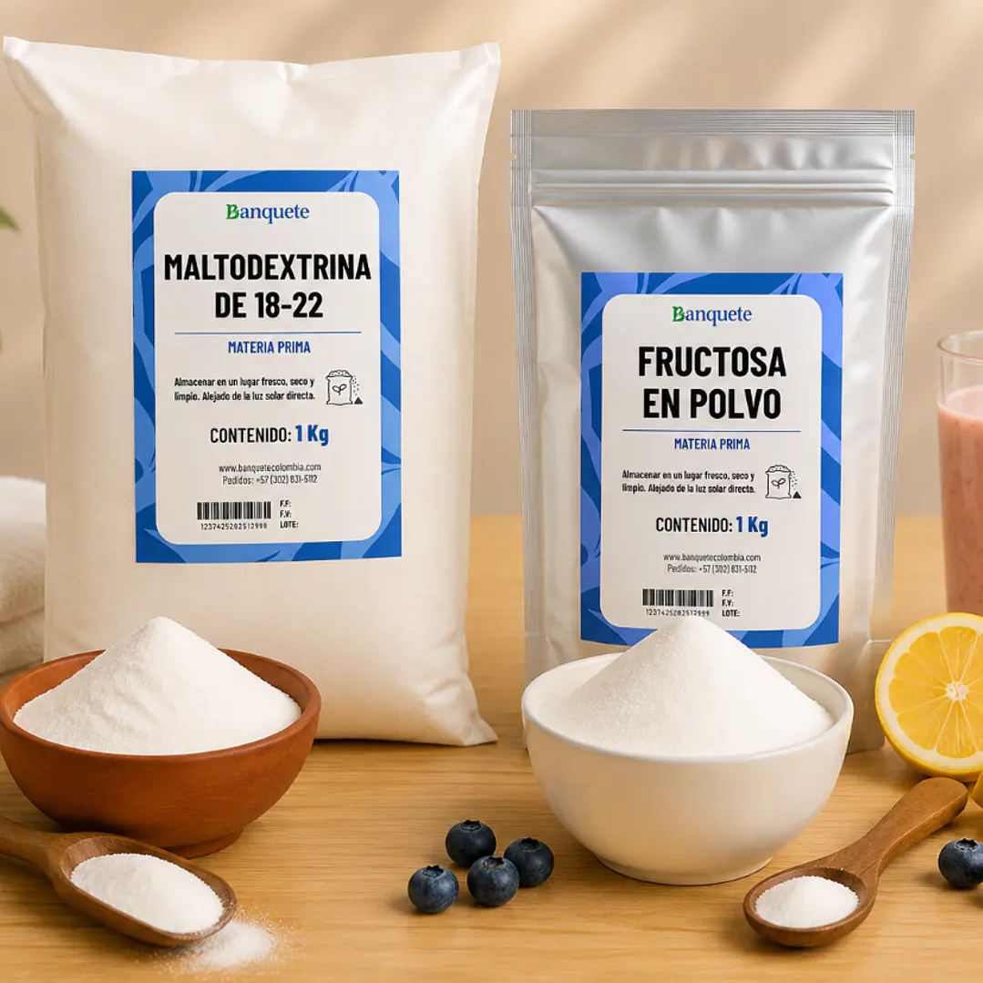 Promo Maltodextrina 1 kg + Fructosa 1 kg 1
