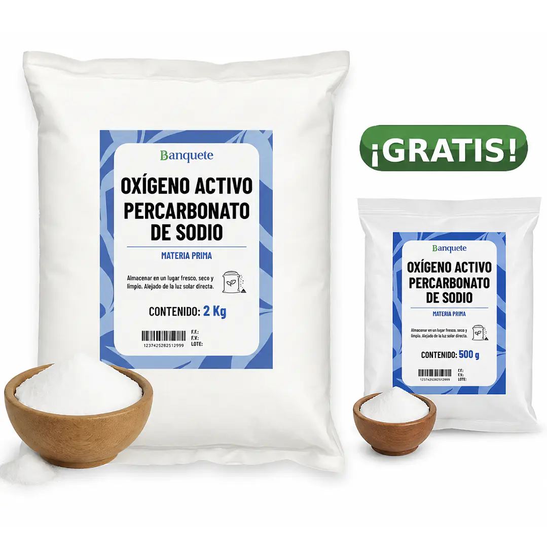 Oferta Oxigeno activo 2k GRATIS Extra Contenido Oxigeno Activo de 500g 1