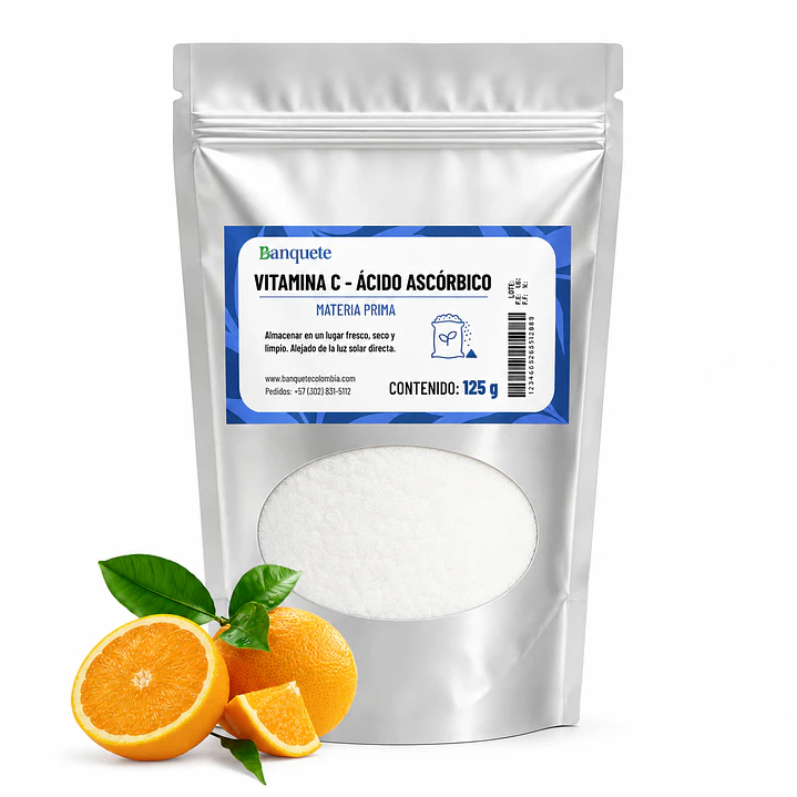 Vitamina C Ácido Ascórbico en Polvo 100% pura - Antioxidante y Fuente de Vitamina C 8