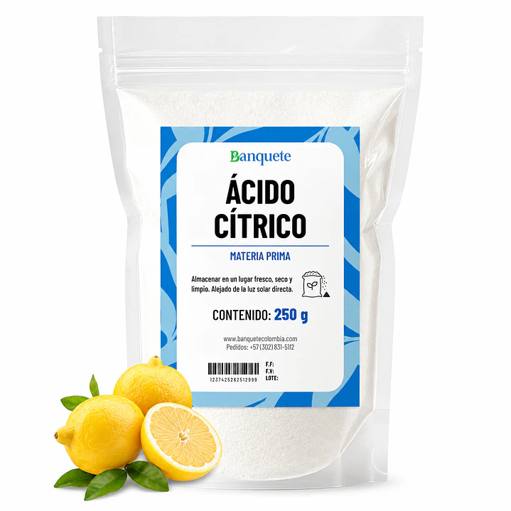 Ácido Cítrico en Polvo con alta pureza – Uso Alimentario para Cocina y Preparaciones 3