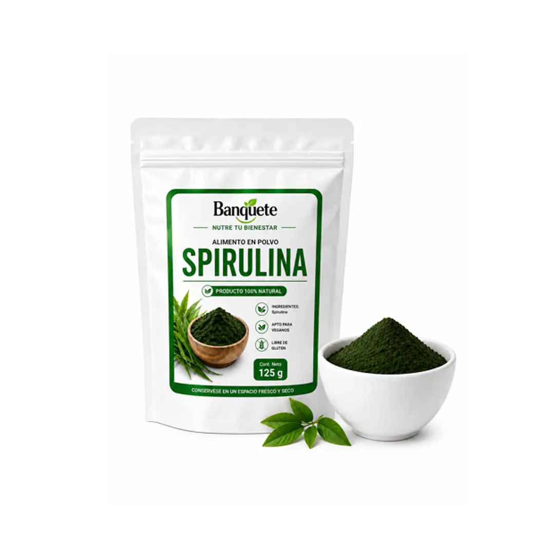 Espirulina en Polvo – Ingrediente Natural para Batidos, Bebidas y Preparaciones 1