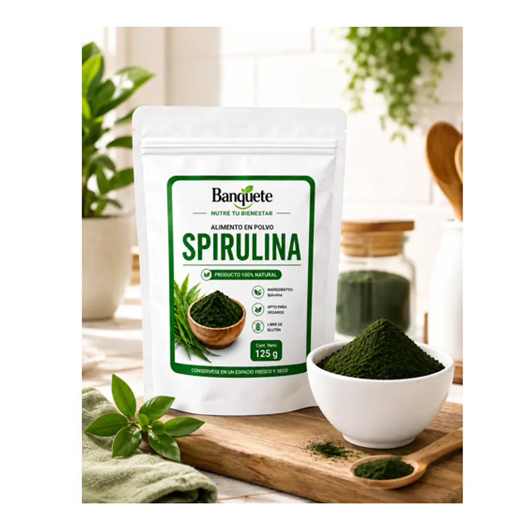Espirulina en Polvo – Ingrediente Natural para Batidos, Bebidas y Preparaciones 2