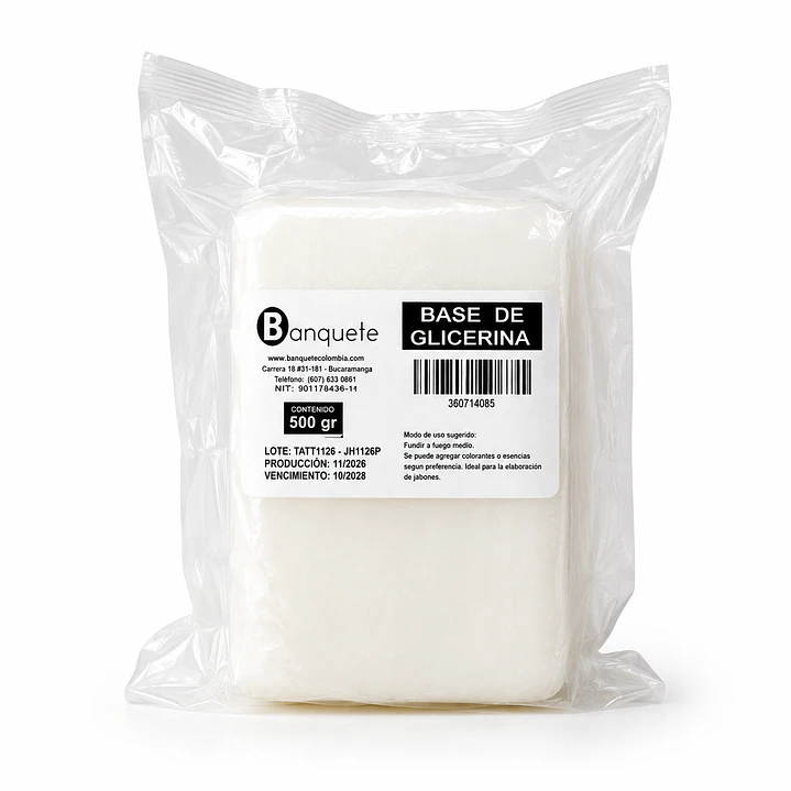 Jabón Base de Glicerina – Ideal para Elaboración de Jabones Artesanales y Cosméticos 1