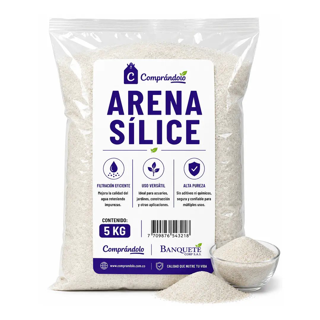 Arena Sílice- Sustrato Mineral - Manualidades 1