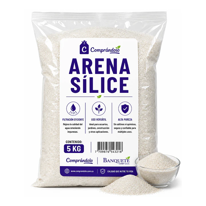 Arena Sílice- Sustrato Mineral - Manualidades 1