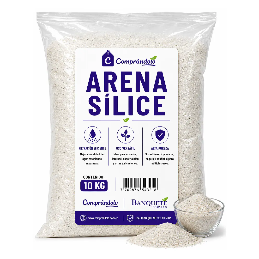 Arena Sílice- Sustrato Mineral - Manualidades 2