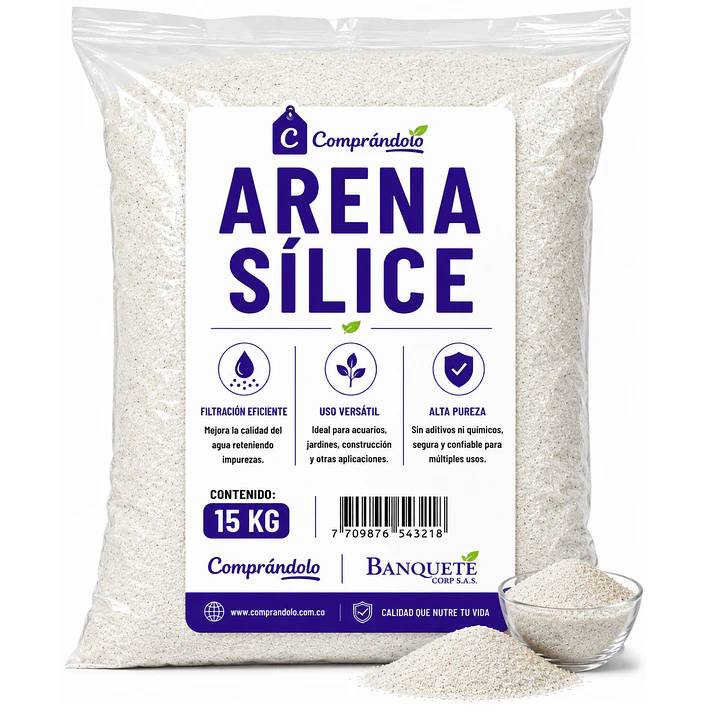Arena Sílice- Sustrato Mineral - Manualidades 3