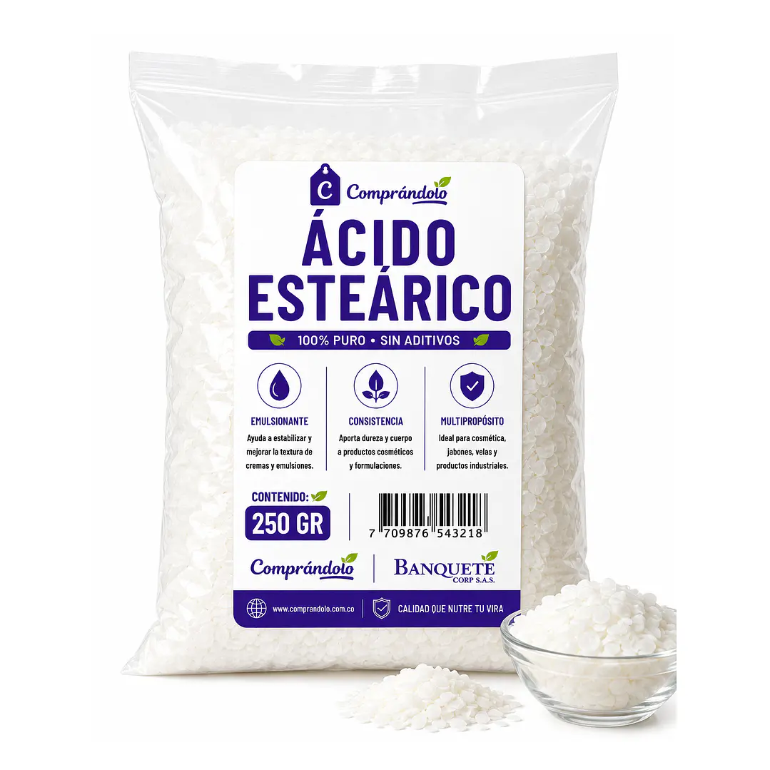 Ácido Esteárico Para Cremas y Jabones 1