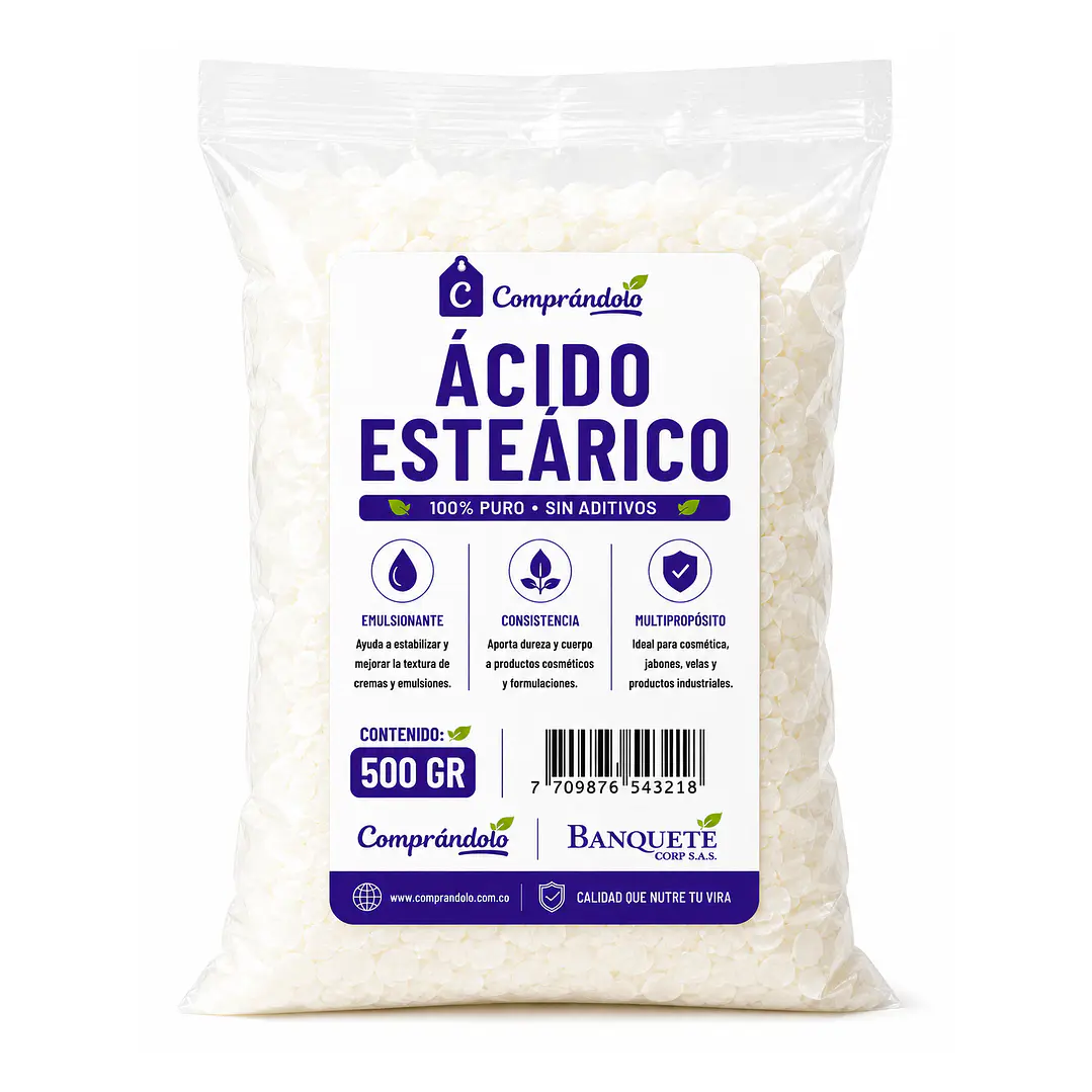 Ácido Esteárico Para Cremas y Jabones 2