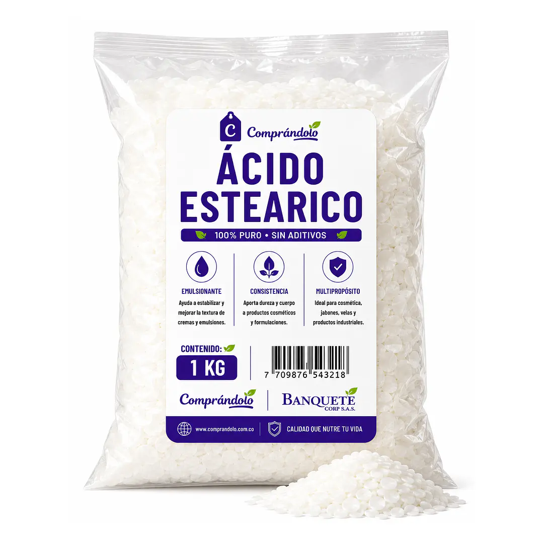 Ácido Esteárico Para Cremas y Jabones 3