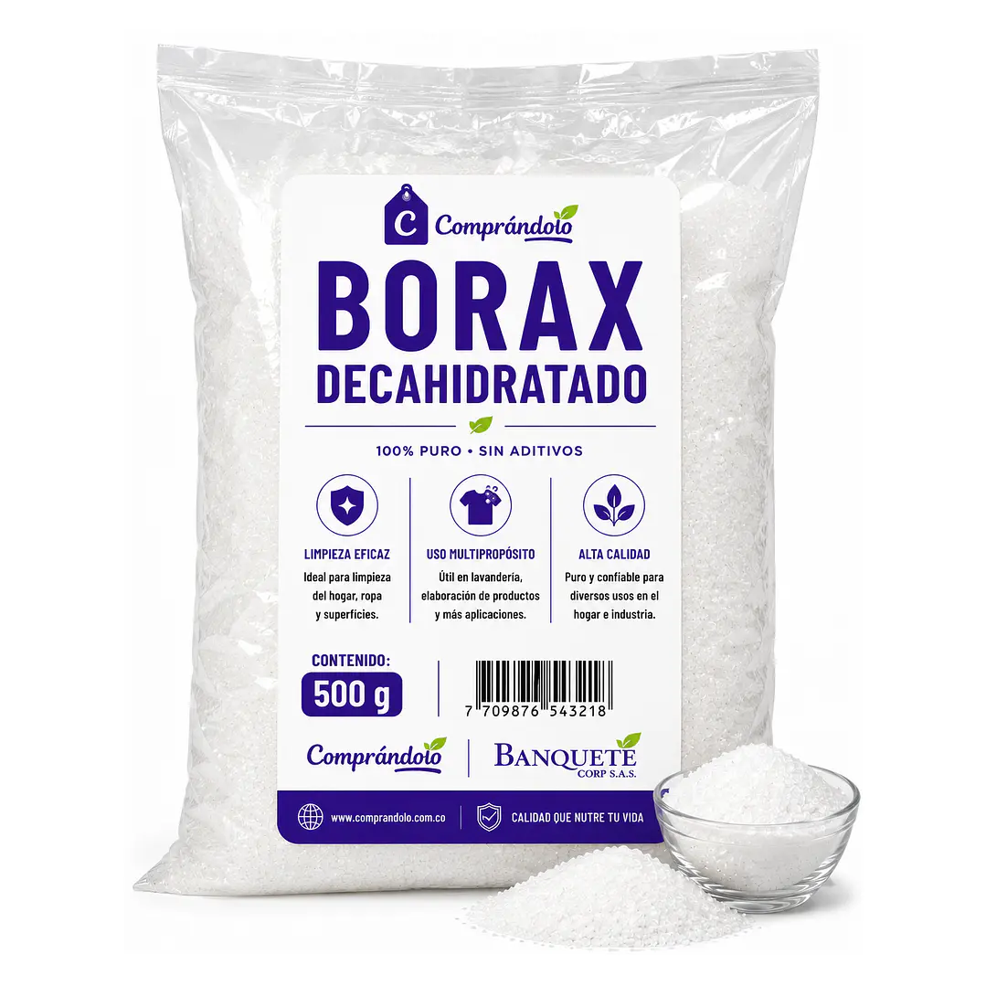 Bórax Decahidratado En Polvo Limpieza Y Jardinería 1
