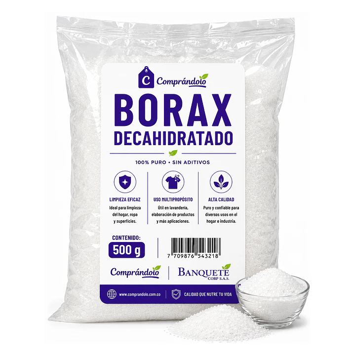 Bórax Decahidratado En Polvo Limpieza Y Jardinería 1